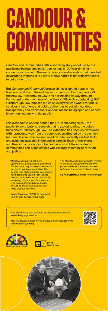 Candour & Communities exhibition