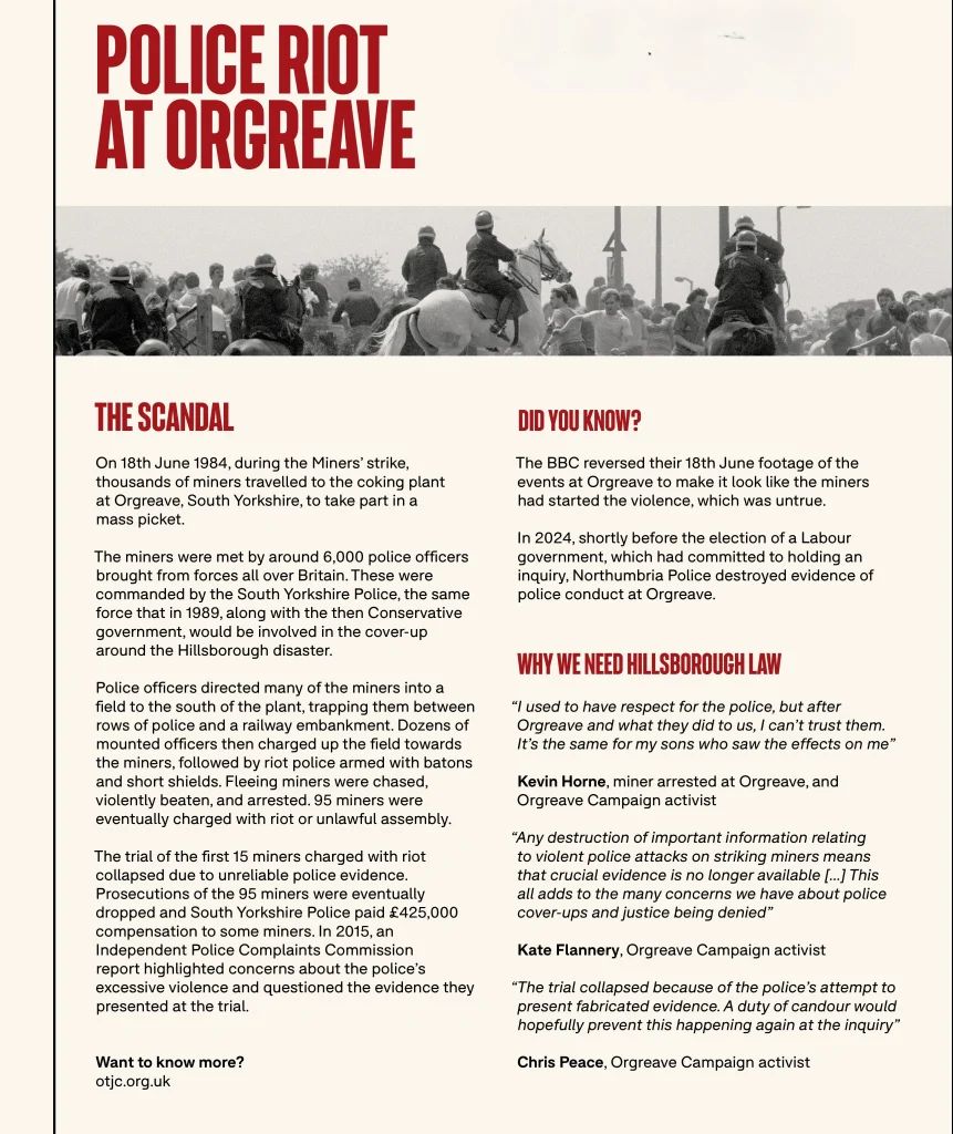 Police RIot Orgreave