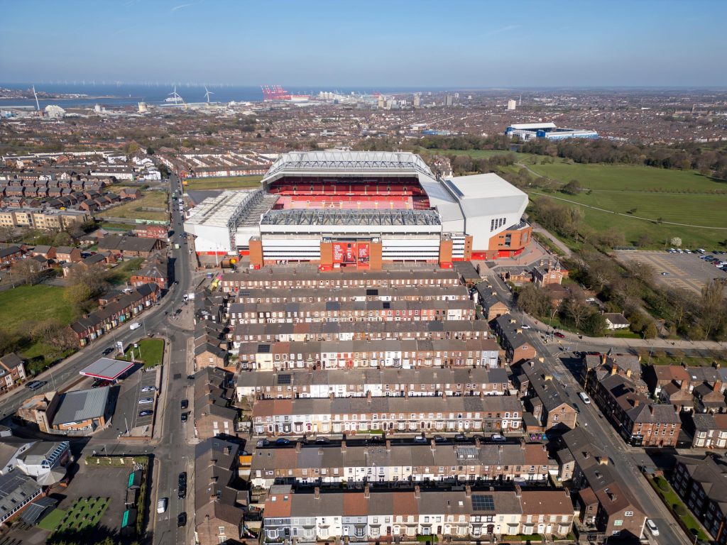Anfield football stadium